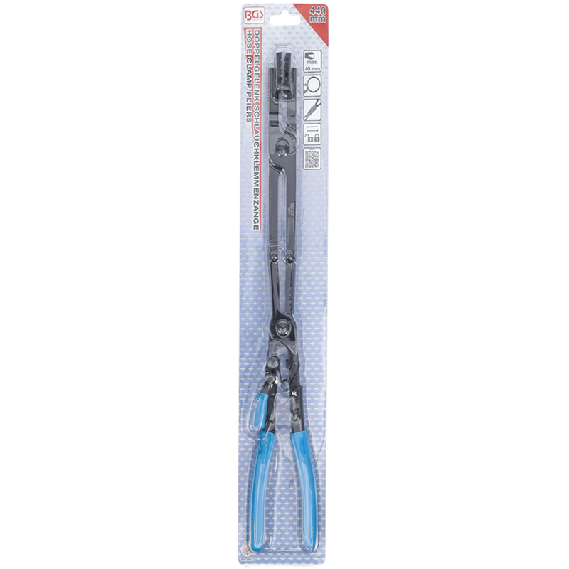 Cleste pentru coliere tevi, 0 - 40mm, 400 mm, BGS 6675