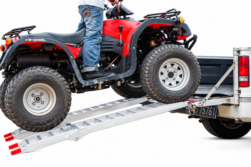 Rampa pliabila pentru incarcarea ATV-urilor, lungime 2160mm, Big Red (1 bucata)