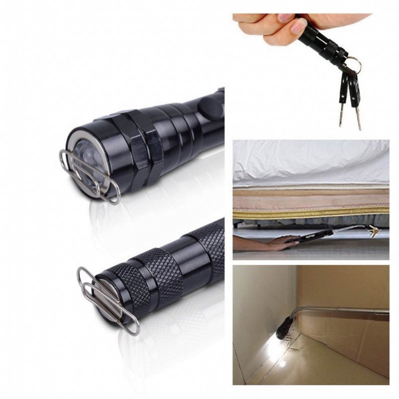 Lanterna LED extensibila cu dispozitiv magnetic de ridicat