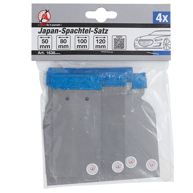 Set spacluri japoneze, 4 buc, metalice