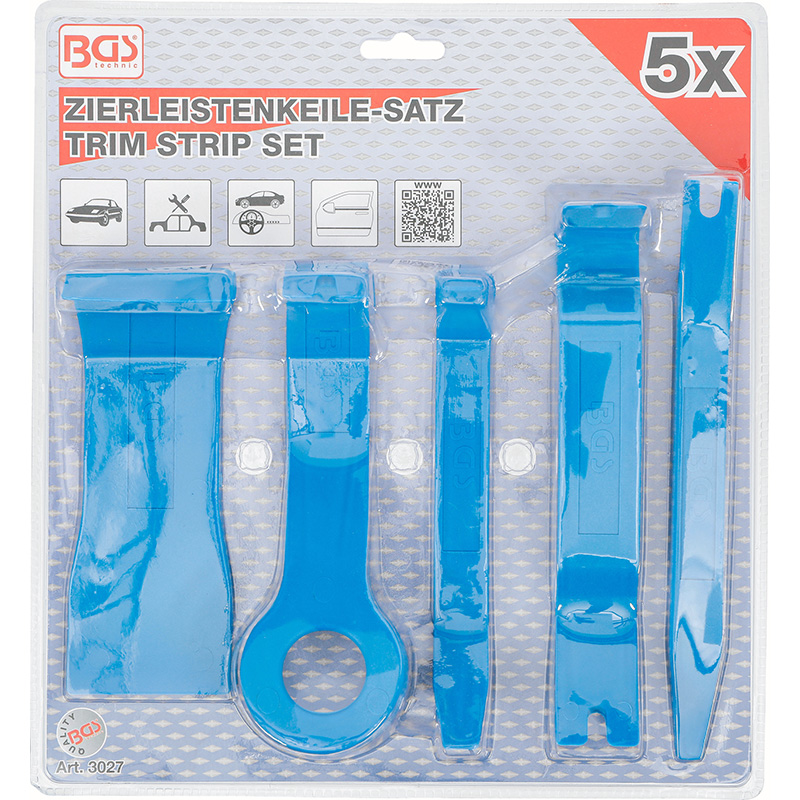 Set 5 dispozitive pentru demontat ornamente, BGS