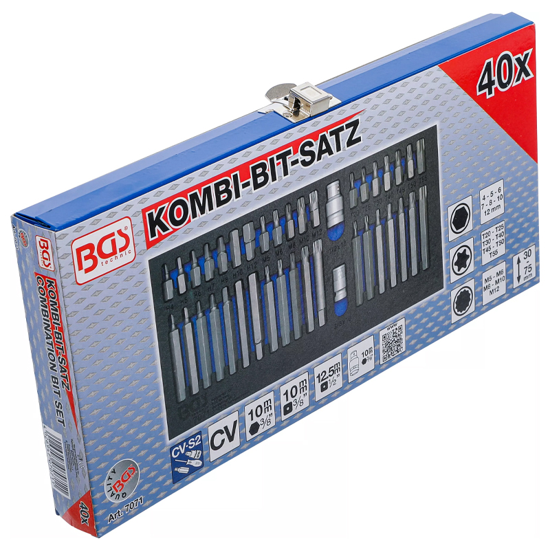 Set 40 varfuri combinate, BGS