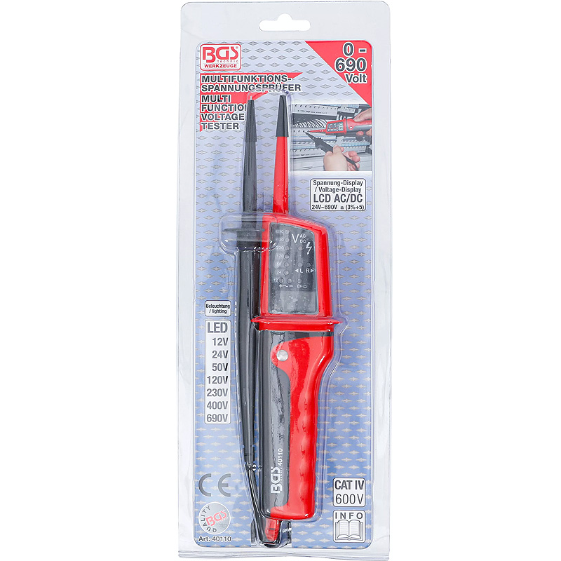 Tester tensiune cu afisaj digital, 24-690V, tip BG-40110