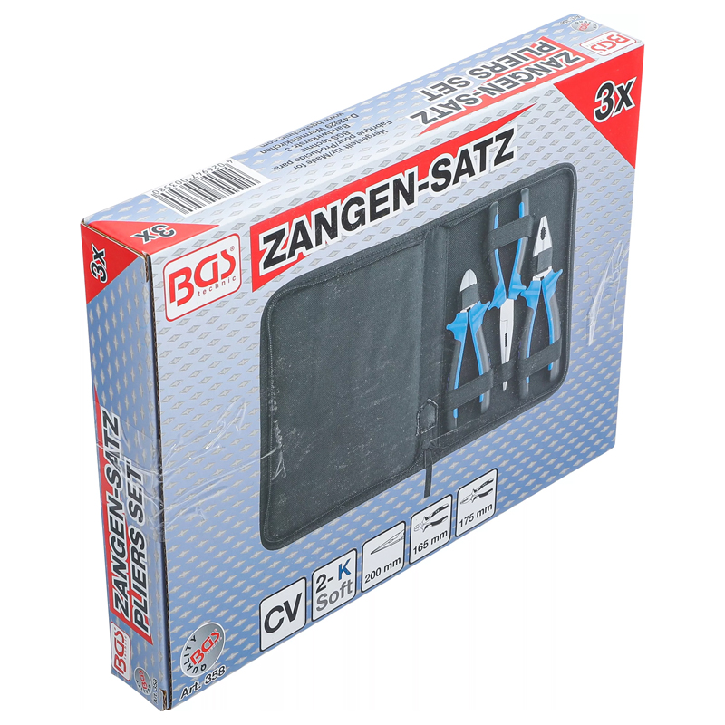 Set 3 clesti, in etui cu fermoar, BGS