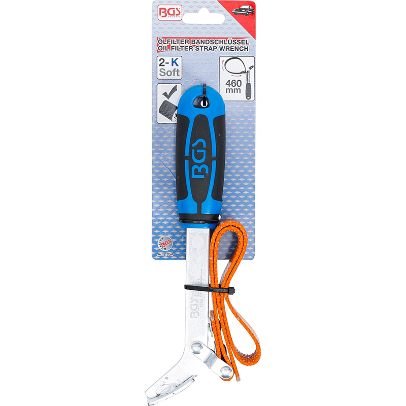 Cheie cu banda profesionala pentru filtru ulei max. 135mm, banda 460 mm, BGS