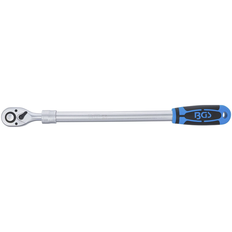 Cheie cu clichet maner extensibil, 455 - 595 mm, 1/2