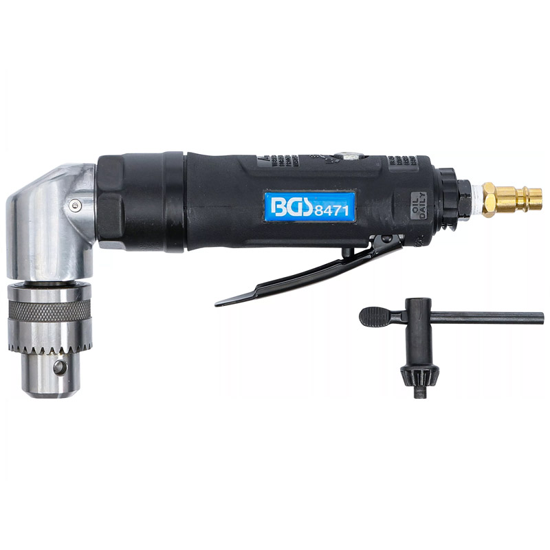 Masina de gaurit pneumatica unghiulara BGS, mandrina rapida max. 10 mm, 1800 rpm