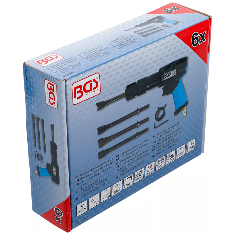 Ciocan de daltuit pneumatic BGS 6240 + 4 dalti