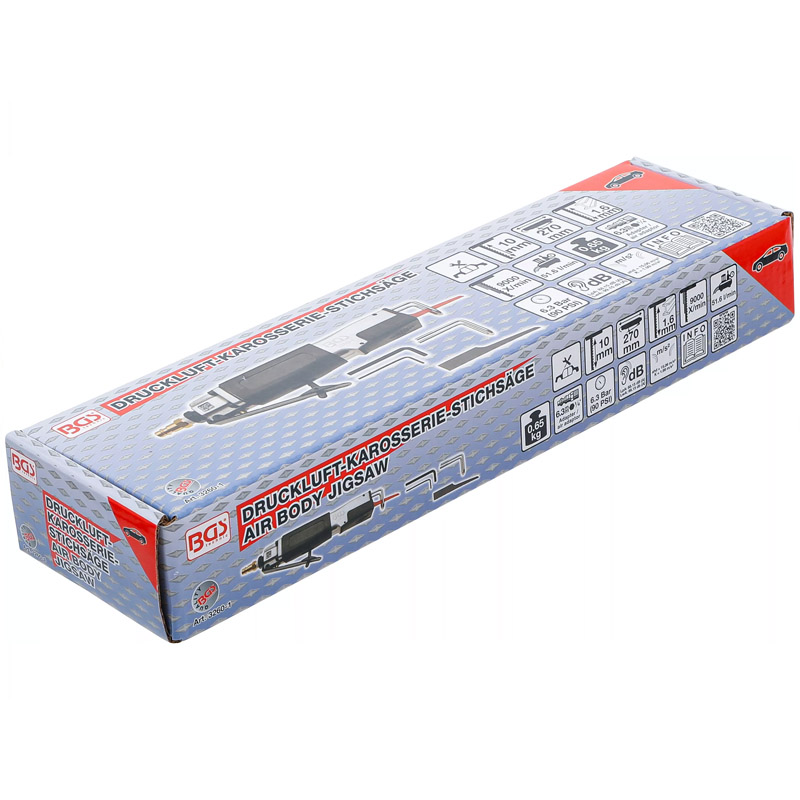 Masina de taiat tabla - fierastrau pneumatic BGS Profesional 10 mm, 6.3 bar, 1/4