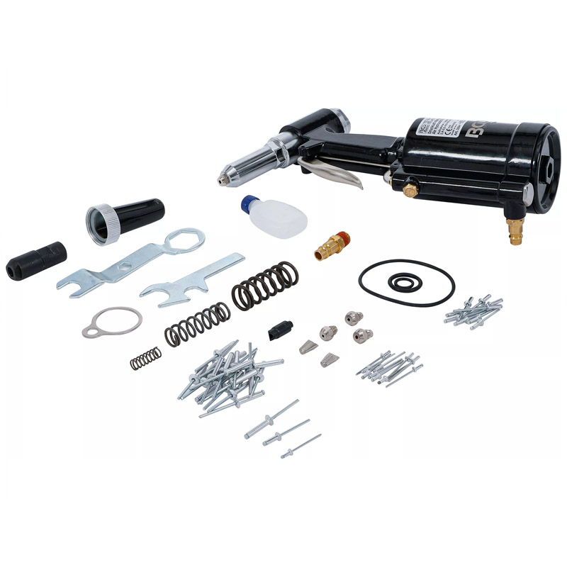 Pistol pneumatic profesional de tras nituri POP BGS, 2.4 - 4.8 mm, 6.2 bar