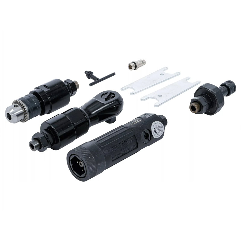 Masina multifunctionala pneumatica BGS 3 in 1: cheie cu clichet, polizor drept, masina de gaurit BGS 3262, 81 Nm, 1/2