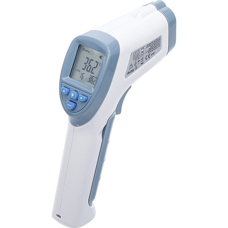 Termometru digital infrarosu BGS, corporal 32 ÷ 43°C, suprafete 0°C ÷ +100°C