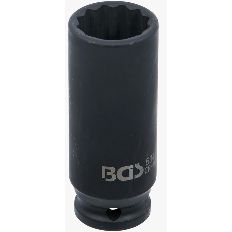 Cheie tubulara lunga de impact BGS, 24mm, 12 puncte, 1/2