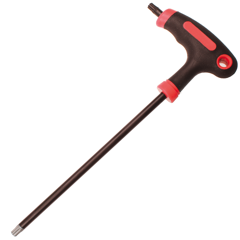 Cheie dubla (torx si torx cu gaura) cu maner T, T20