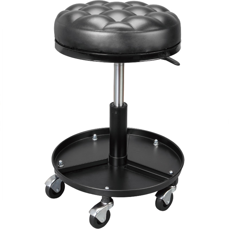 Scaun atelier HEAVY-DUTY max. 150 kg, rotund, reglabil pe inaltime 410 - 530 mm, BigRed model TR6201A