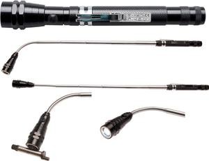 Lanterna LED extensibila cu dispozitiv magnetic de ridicat, BGS 9303