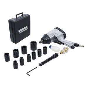 Masina de insurubat cu impact pneumatica cu accesorii BGS, 1/2