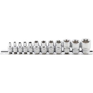 Set 12 chei stelate torx-negativ, 1/4