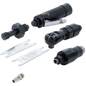 Masina multifunctionala pneumatica BGS 3 in 1: cheie cu clichet, polizor drept, masina de gaurit BGS 3262, 81 Nm, 1/2