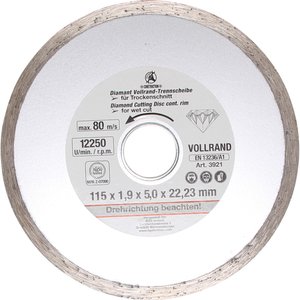 Disc diamantat pentru materiale de santier, 115x22.2 mm
