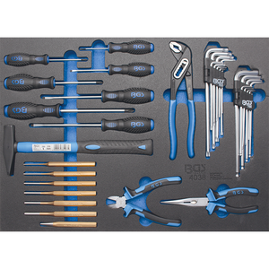 Organizator pentru carucior BGS, 36 piese, 3/3 sertar
